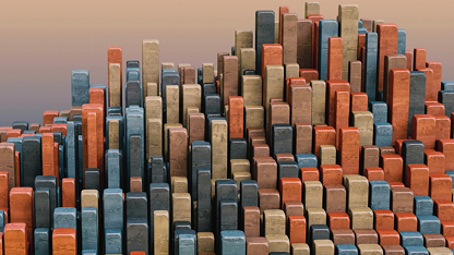 Modern Building abstract window reflections