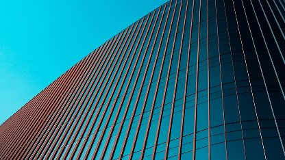 Modern Building abstract window reflections